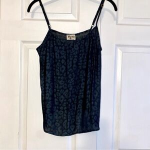 Show Me Your MuMu Black Animal Print Camisole